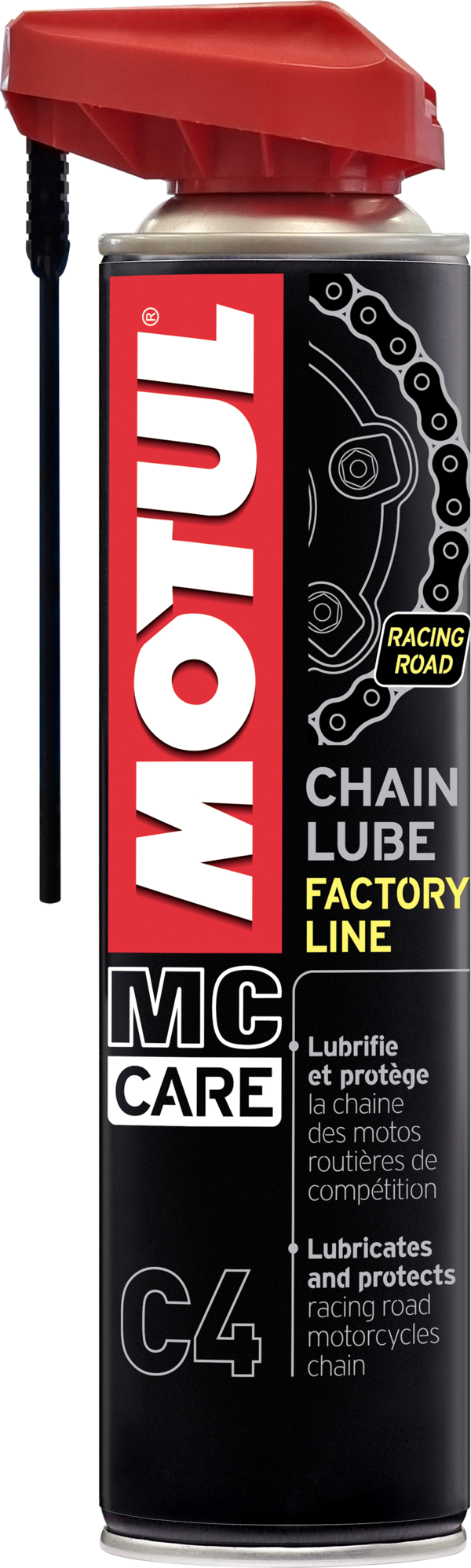 Imagen oficial Motul C4 Chain Lube Factory Line 400 ml – LUBRICANTE CADENA MOTUL C4