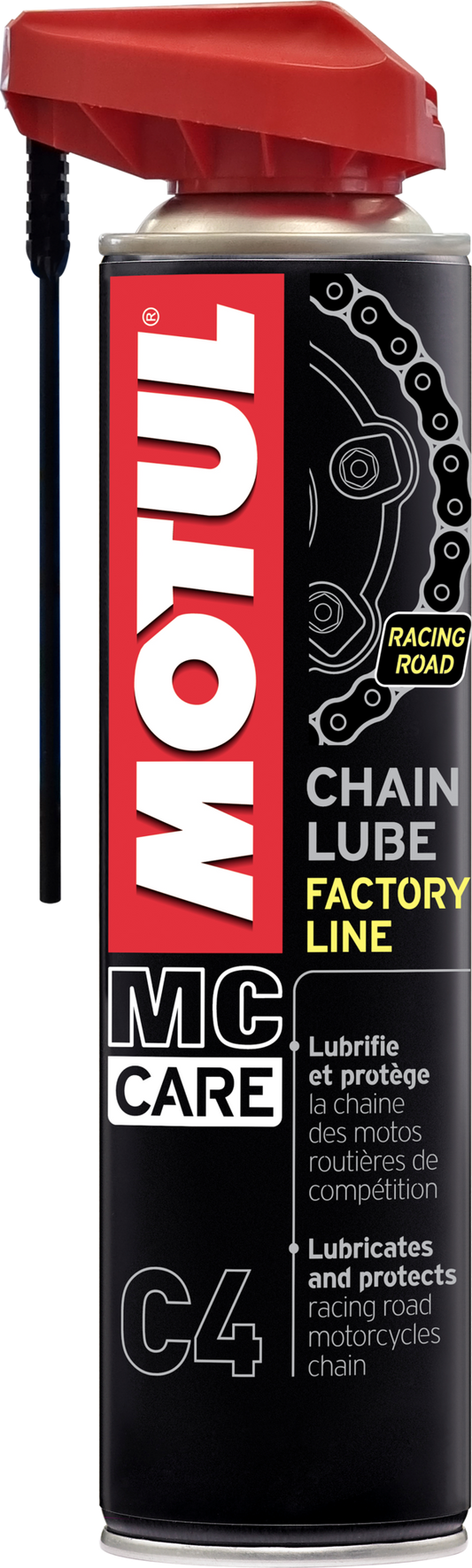Imagen oficial Motul C4 Chain Lube Factory Line 400 ml – LUBRICANTE CADENA MOTUL C4