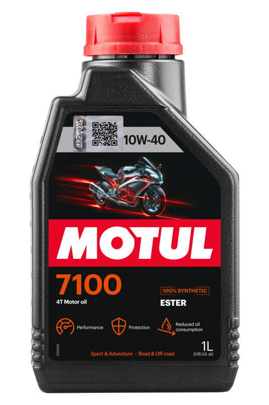 Imagen oficial Motul 7100 4T 10W-40 1L – ACEITE MOTUL 7100 4T 10W40 SINTETICO ESTER