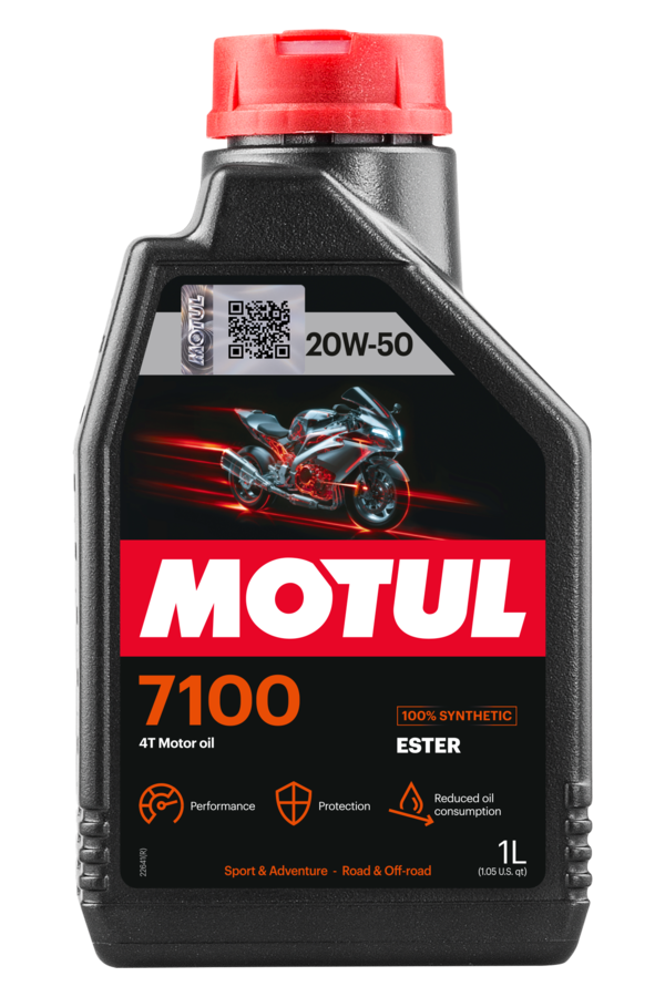 Imagen oficial Motul 7100 4T 20W-50 1L – ACEITE MOTUL 7100 4TIEMPOS 20W50 ESTER