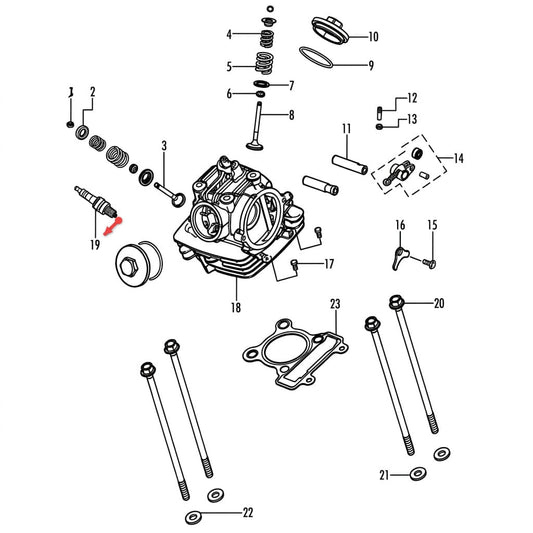 BUJIA RAIDER 125 NTORQ 125/NTORQ 125 F.I